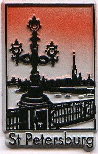 St. Petersburg, Russia, Europe souvenir magnet