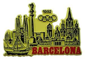 Barcelona Tänzerin Magnet Souvenir Spanien Espana Spain 6 cm neu 