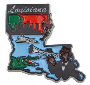 Souvenir state magnet – Louisiana