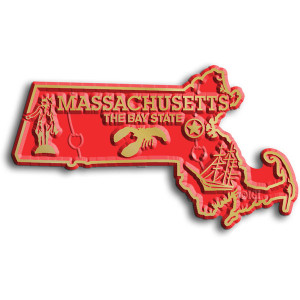 State Magnet -  Massachusetts 