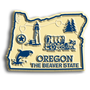 State Magnet -  Oregon 