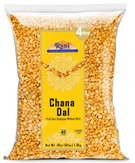 Rani Chana Dal (Split Desi Chickpeas without skin) 64oz (4lbs) 1.81kg Bulk ~ All Natural | Gluten Friendly | NON-GMO | Kosher | Vegan | Indian Origin