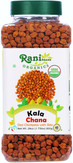 Rani Organic Kala Chana (Desi Chickpeas with Skin) 28oz (800g) PET Jar ~ All Natural | Vegan | Gluten Friendly | NON-GMO | Indian Origin | USDA Certified Organic