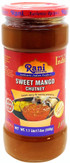 Rani Sweet Mango Chutney (Indian Preserve) 17.6oz (1.1lbs) 500g Glass Jar, Ready to eat, Vegan ~ Gluten Free, All Natural, NON-GMO