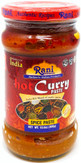 Rani Curry Paste HOT (Spice Paste) 10.5oz (300g) Glass Jar ~ No Colors | All Natural | NON-GMO | Vegan | Gluten Free | Indian Origin
