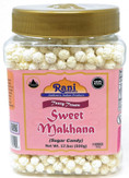 Rani Sweet Makhana (Sugar Candy) 17.5oz (1.1lbs) 500g PET Jar ~ All Natural | Vegan | No Preservatives | Gluten Friendly | Indian Origin | Ready to Eat