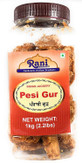 Rani Pesi Gur (Jaggery) 35oz (2.2lbs) 1kg ~ Indian Unrefined Raw Cane Sugar, No Color added, Gluten Friendly | Vegan | NON-GMO | No Salt or fillers