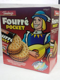 Fourre Chocolate Sand Biscuit Pockets 440G