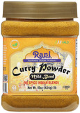 Rani Curry Powder Mild (10-Spice Authentic Indian Blend) 16oz (1lb) 454g PET Jar ~ All Natural | Salt-Free | NO Chili or Peppers | Vegan | No Colors | Gluten Friendly | NON-GMO | Kosher | Indian Origin