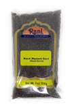 Rani Black Mustard Seeds Whole Spice (Kali Rai) 7oz (200g) ~ All Natural | Gluten Friendly | NON-GMO | Vegan | Indian Origin