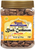 Rani Black Cardamom Pods (Kali Elachi) Whole Indian Spice 11oz (312g) Pet Jar ~ Natural | Vegan | Gluten Free Ingredients | NON-GMO | Kosher | Indian Origin ~ Smokey | Tsaoko | Cao Guo | Bach Dan...