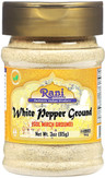 Rani White Pepper (Peppercorns) Ground, Spice 3oz (85g) PET Jar ~ All Natural | Vegan | Gluten Friendly | NON-GMO | Kosher | Indian Origin