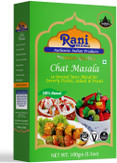Rani Chat Masala (14 Spice Seasoning Salt) Tangy Indian Seasoning 3.5oz (100g) ~ All Natural | No MSG | Vegan | No Colors | Gluten Friendly | NON-GMO | Indian Origin