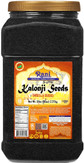 Rani Kalonji (Black Seed, Nigella Sativa, Black Cumin) Seeds 80oz (5lbs) 2.27kg Bulk PET Jar ~ All Natural | Gluten Friendly | NON-GMO | Vegan | Kosher | Indian Origin
