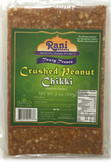 Rani Crushed Peanut Chikki (Brittle Candy) 3.5oz (100g) ~ All Natural | Vegan | No colors | Gluten Friendly | Indian Origin