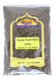 Rani Sesame Seeds Whole Black, Raw (Kala Till) 7oz (200g) ~ All Natural | Gluten Friendly | NON-GMO | Vegan | Indian Origin.