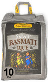Asian Kitchen Platinum White Basmati Rice Extra Long Aged, 10 Pound (10lbs, 4.54kg) ~ All Natural | Vegan | Gluten Friendly | Indian Origin
