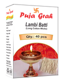 Puja Grah Lambi Batti (Long Cotton Wicks)