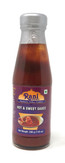 Rani Hot & Sweet Sauce 7oz (200g) Glass Jar, Vegan, Perfect for dipping, Savory Dishes & french fries! ~ Gluten Free | NON-GMO | No Colors | Indian Origin