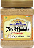 Rani Tea (Chai) Masala 16oz (1lb) 454g Bulk PET Jar ~ All Natural | Vegan | Gluten Friendly | Salt & Sugar Free | NON-GMO | Kosher | No Colors | Indian Origin