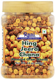 Rani Roasted Chana (Chickpeas) Hing-Jeera (Cumin-Asafetida) Flavor 14oz (400g) ~ All Natural | Vegan | No Preservatives | No Colors Great Snack, ready to eat, seasoned with 9 spices, Indian Origin