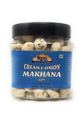Rani Phool Makhana Snack 3.5oz (100g) - Cream & Onion Flavor (Fox Nut/Popped Lotus Seed)
