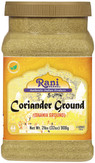 Rani Coriander Ground Powder (Indian Dhania) Spice 32oz (2lb) 908g PET Jar ~ All Natural | Salt-Free | Vegan | No Colors | Gluten Friendly | NON-GMO | Kosher | Indian Origin