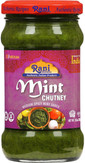 Rani Mint Chutney (Podina) 10.5oz (300g) Glass Jar, Ready to Eat ~ Vegan | Gluten Free | NON-GMO | Kosher | No Colors | Indian Origin