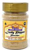 Rani Lindy Pepper Powder (Long Pepper, Piper Longum, Pipli) 3.5oz (100g) PET Jar ~ All Natural | Gluten Friendly | NON-GMO | Vegan | Indian Origin