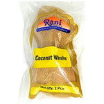 Rani Coconut (Copra) Whole 2pc ~Raw (uncooked, unsweetened) ~ All Natural | Vegan | Gluten Friendly