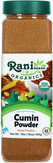 Rani Organic Cumin Powder (Jeera Powder) 16oz (1lb) 454g PET Jar ~ All Natural | Vegan | Gluten Friendly | NON-GMO | Indian Origin | USDA Certified Organic