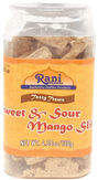 Rani Sweet & Sour Mango Slice Candy 4.55oz (130g) Vacuum Sealed, Easy Open Top, Resealable Container ~ Indian Tasty Treats | Vegan | Gluten Friendly | NON-GMO | Indian Origin