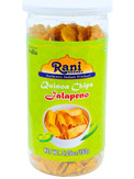 Rani Quinoa Chips Jalapeno 5.25oz (150g) Vacuum Sealed, Easy Open Top, Resealable Container ~ Indian Tasty Treats | Vegan | NON-GMO | Indian Origin & Taste