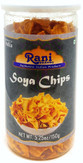 Rani Soya Chips Lightly Salted 5.25oz (150g) Vacuum Sealed, Easy Open Top, Resealable Container ~ Indian Tasty Treats | Vegan | NON-GMO | Indian Origin & Taste