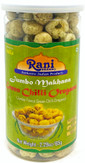 Rani Jumbo Phool Makhana (Fox Nut/Popped Lotus Seed) Green Chilli Oregano Flavor 2.29oz (65g) Vacuum Sealed, Easy Open Top, Resealable Container ~ Indian Tasty Treats | Vegan | NON-GMO | Indian Origin