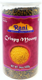 Rani Crispy Moong 14oz (400g) Vacuum Sealed, Easy Open Top, Resealable Container ~ Indian Tasty Treats | All Natural | Vegan | NON-GMO | Indian Origin