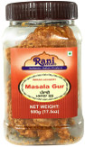Rani Masala Gur (Jaggery) Indian Unrefined Raw Cane Sugar 17.5oz (1.1lbs) 500g PET Jar ~ Gluten Friendly | Vegan | NON-GMO | No Salt or fillers | Indian Product