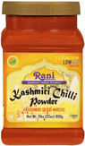 Rani Kashmiri Chilli Powder (Deggi Mirch, Low Heat) Ground Indian Spice 32oz (2lbs) 908g PET Jar ~ All Natural | Salt-Free | Vegan | Kosher | Gluten Friendly | Perfect for Deviled Eggs & other low heat dishes