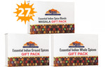 Rani 3-in1 Essential Indian Spices Gift Box Set (Masala, Ground & Whole) 27 Bottles in Total, Average Weight per Bottle 3oz (85g), Indian Cooking, Great Holiday Gift!