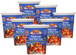 Rani Schezuan Bhel Puri Cup (Spicy & Crunchy Indian Snack w/ mouth watering Indian Chutneys) 3.5oz (100g), Pack of 6+1 FREE ~ Ready to Eat | Vegan | NON-GMO | Indian Origin 