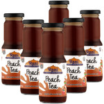Rani Peach Tea 6.7 fl oz (200 ml) Glass Bottle, Pack of 6 ~ Indian Fruit Beverage | Vegan | Gluten Free | NON-GMO | Indian Origin