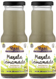 Rani Masala Lemonade 6.7 fl oz (200 ml) Glass Bottle, Pack of 2 ~ Indian Fruit Beverage | Vegan | Gluten Free | NON-GMO | Indian Origin