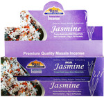 Rani Jasmine Incense (Premium Masala Incense Made of Natural Herbs) 15g x 10 Packets ~ Total of 100 Incense sticks | For Puja Purposes | Indian Origin