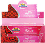 Rani Original Rose Incense (Premium Masala Incense Made of Natural Herbs) 15g x 10 Packets ~ Total of 100 Incense sticks | For Puja Purposes | Indian Origin