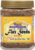 Rani Flax Seeds Whole Raw (Alsi, Linum usitatissimum) 20oz (1.25lbs) 567g PET Jar ~ All Natural | Gluten Friendly | Non-GMO | Vegan | Kosher | Indian Origin