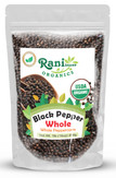 Rani Organic Black Pepper Whole (Peppercorns), Premium Indian MG-1 Grade 16oz (1lb) 454g ~ All Natural | Gluten Friendly | Non-GMO | USDA Certified Organic | Perfect Size for Grinders!