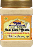 Rani Pani Puri Masala (14-Spice Blend for Indian Spicy Water) 24.5oz (1.54lbs) 700g PET Jar ~ All Natural | Vegan | No Colors | Gluten Friendly | NON-GMO | Kosher | Indian Origin, Gol Gappa