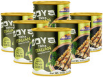 Rani Soya Tikka Italian 30oz (1.875lbs) 850g, Pack of 6, Ready for Cook ~ Easy Open Lid | All Natural | Vegan | No Colors | NON-GMO | Kosher | Indian Origin | Soy Based Meat Substitute