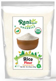 Rani Organic Rice (White) Flour 16oz (1lb) 454g ~ All Natural | Gluten Friendly | Vegan | NON-GMO | Kosher | Indian Origin | USDA Certified Organic