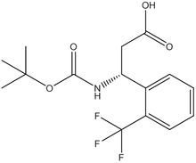 Boc-(R)-3-amino-3-(2-trifluoromethylphenyl)propionic acid